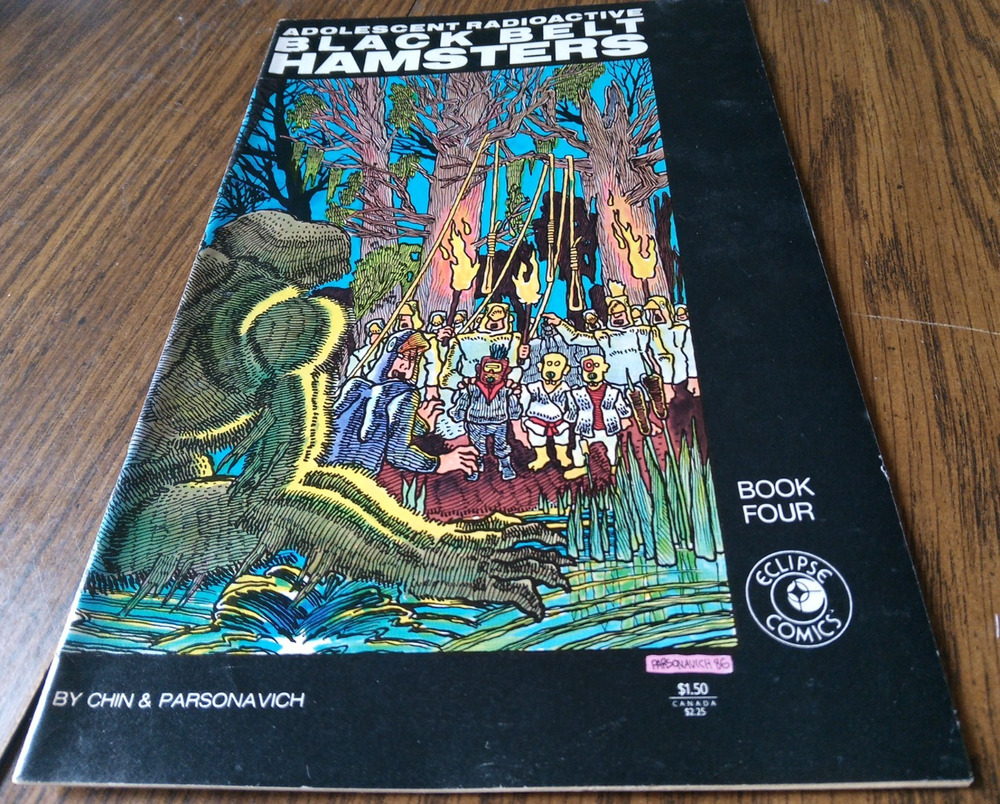 Adolescent Radioactive Black Belt Hamsters #4 November 1986 Eclipse Comics